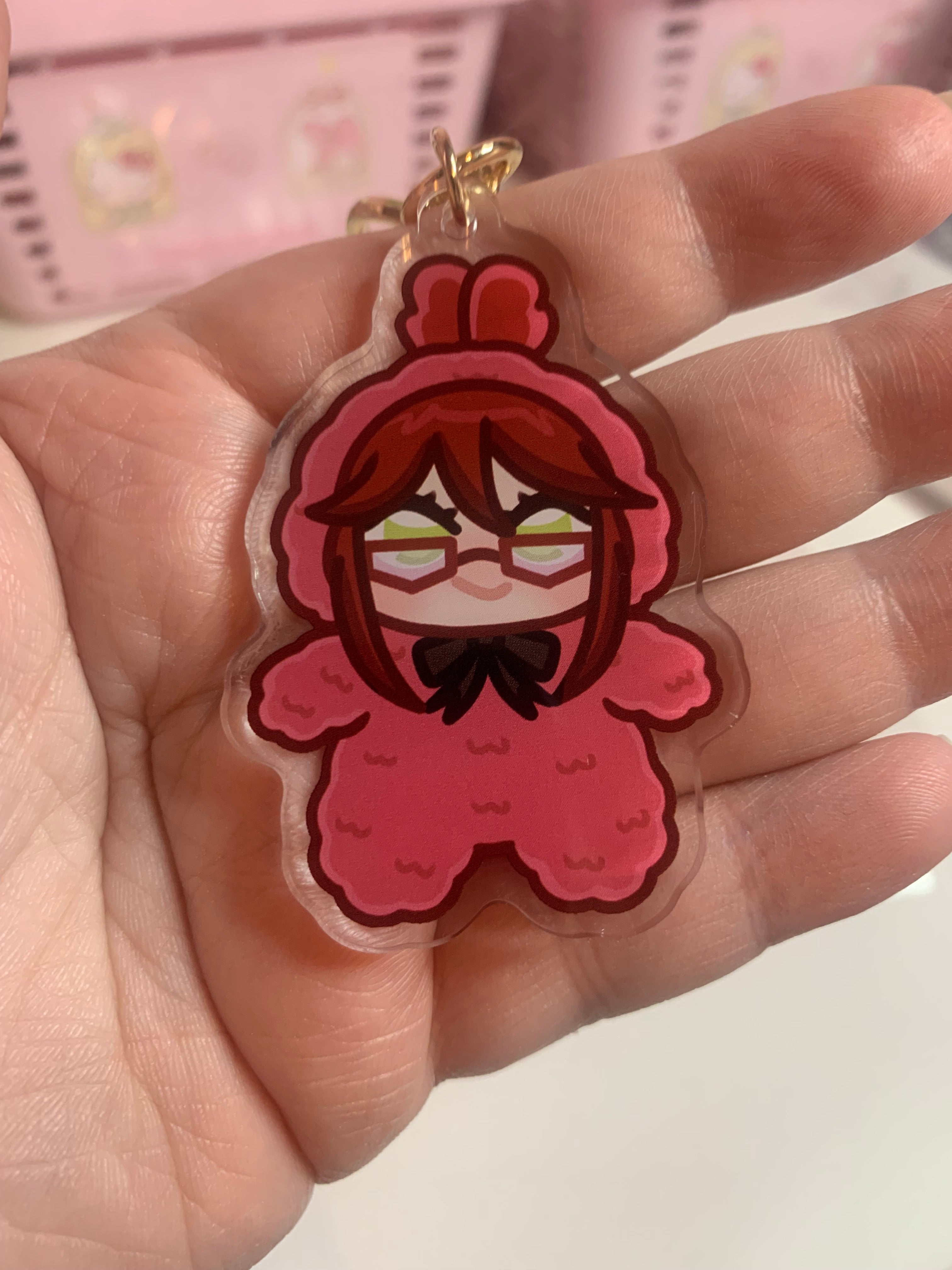 Black Butler Acrylic Keychains