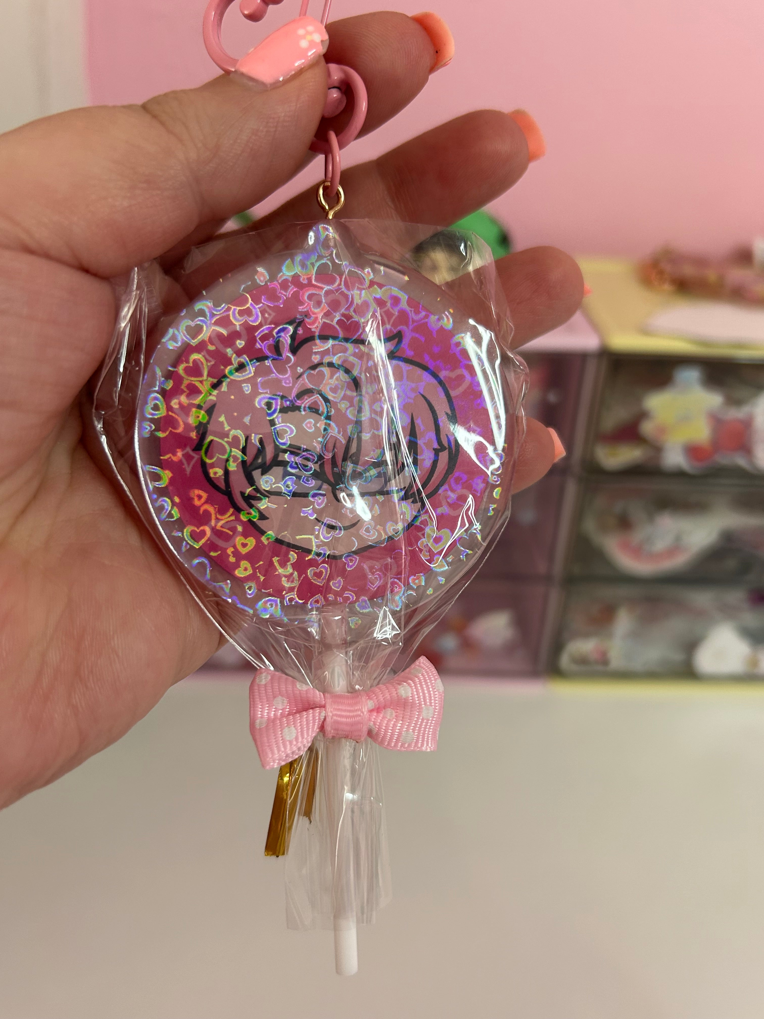 Idol Lolipop Keychain
