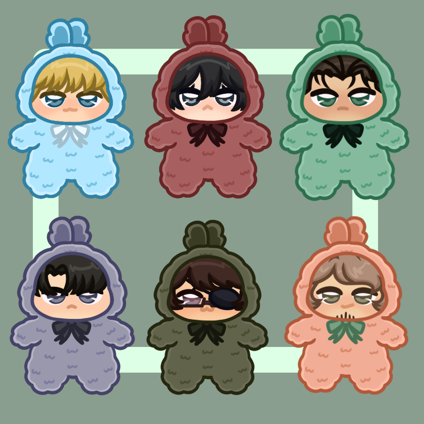 AOT Acrylic Keychains