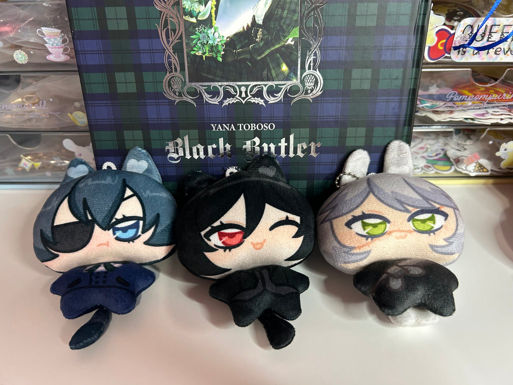 Black Butler Plush Keychains