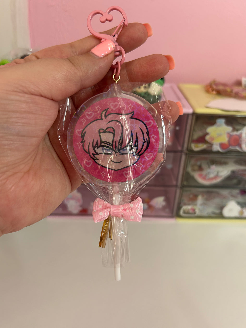 Idol Lolipop Keychain