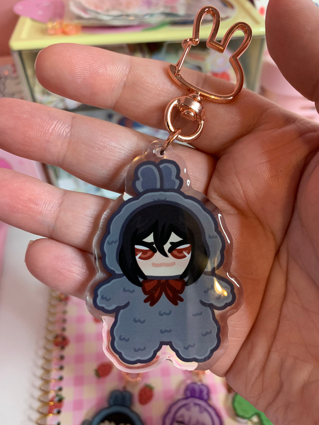 Black Butler Acrylic Keychains