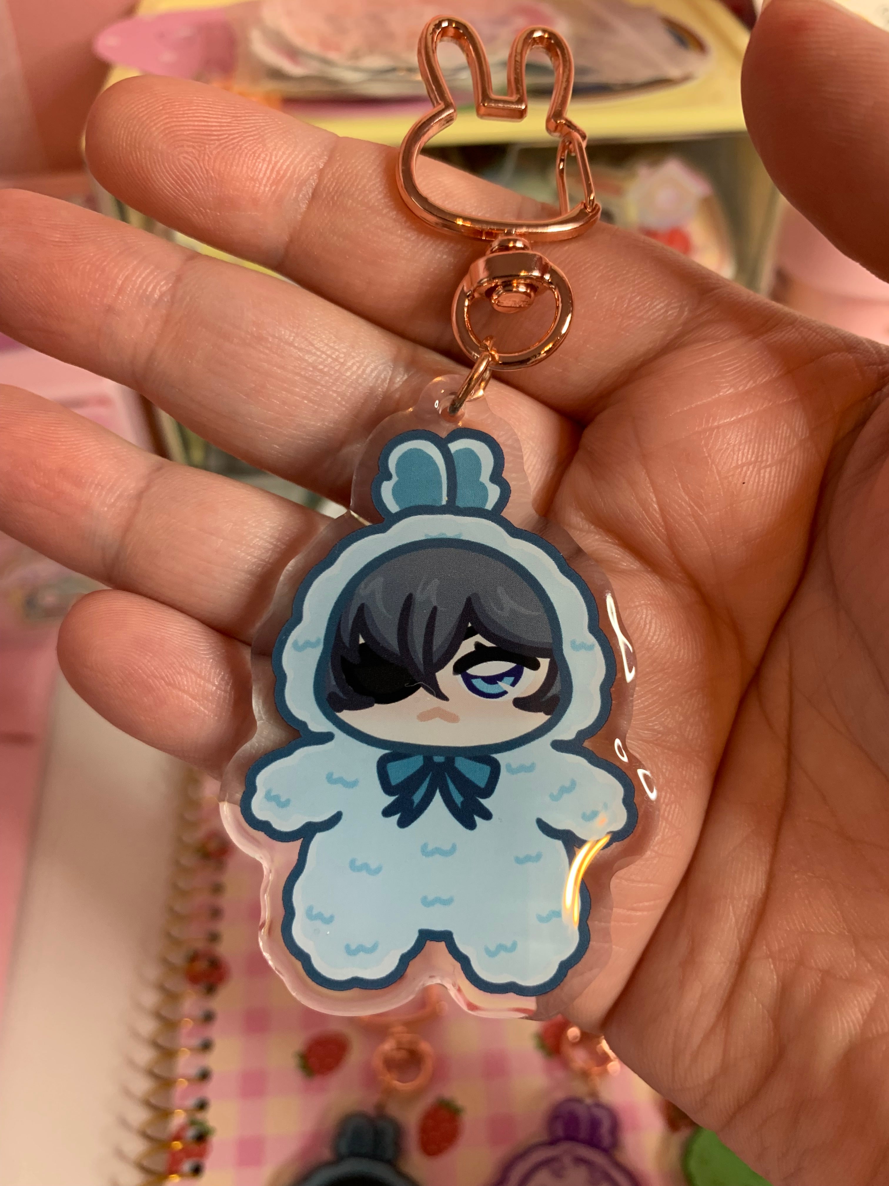Black Butler Acrylic Keychains