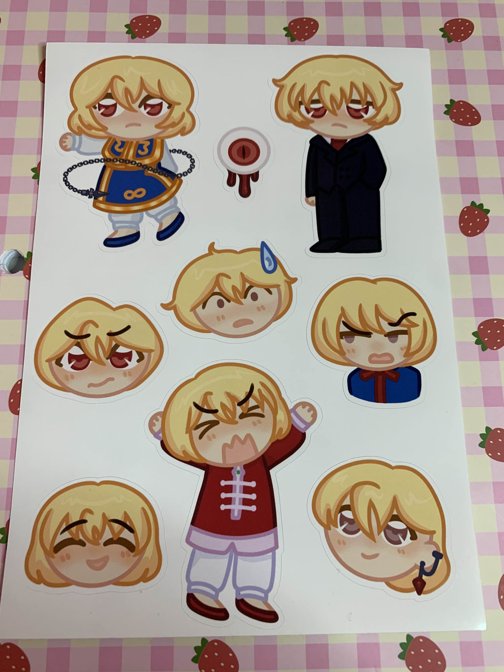 Blonde Hunter Sticker Sheet