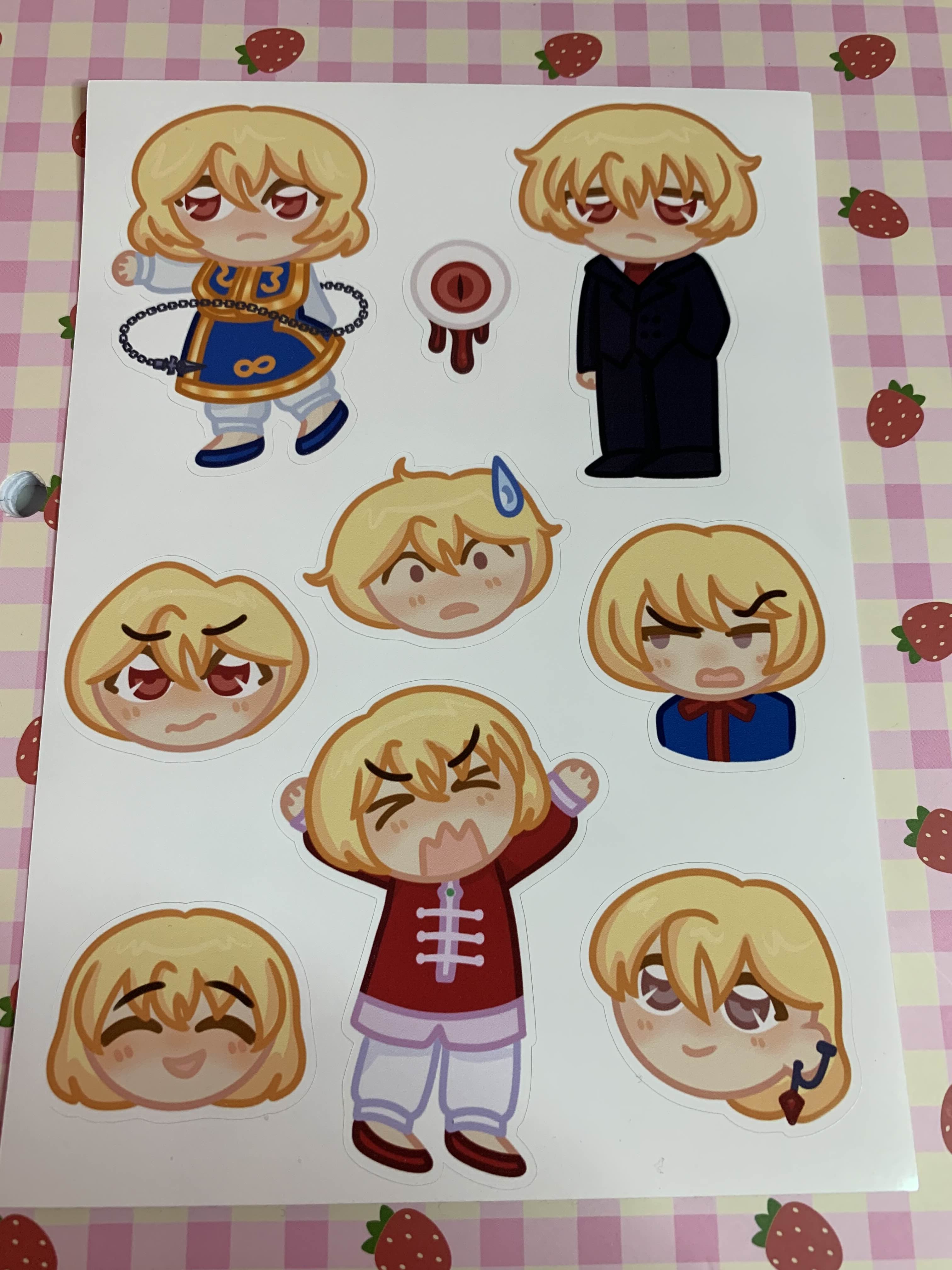Blonde Hunter Sticker Sheet