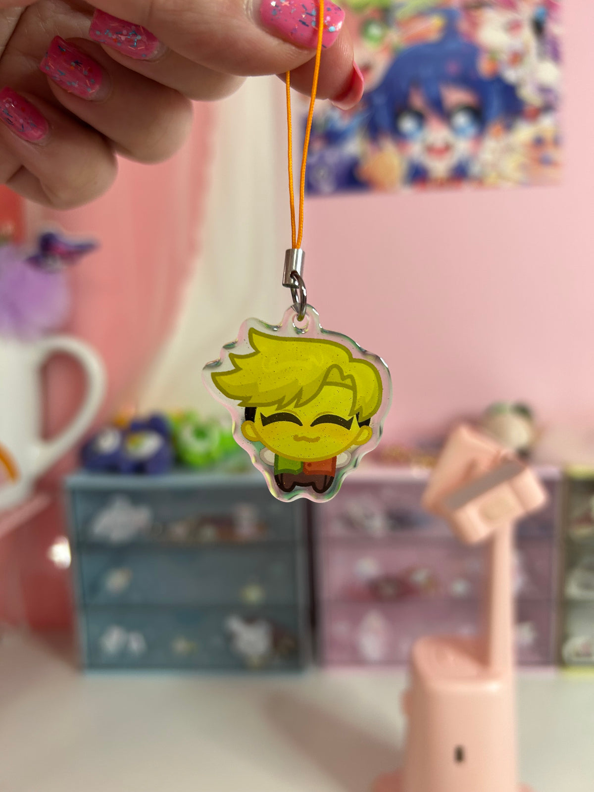 Flowery Phone Charm