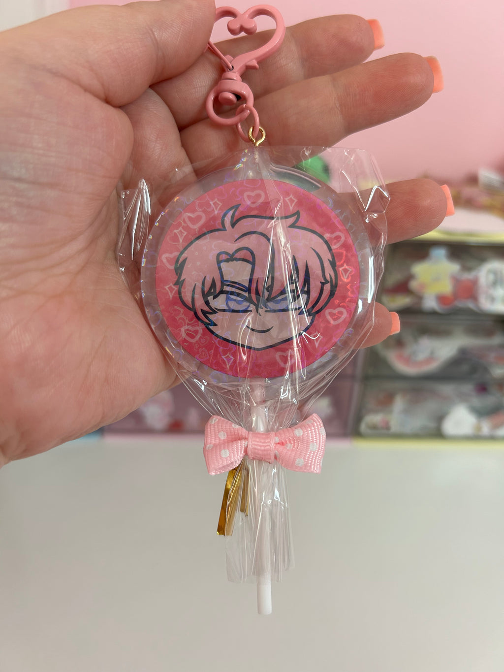 Idol Lolipop Keychain