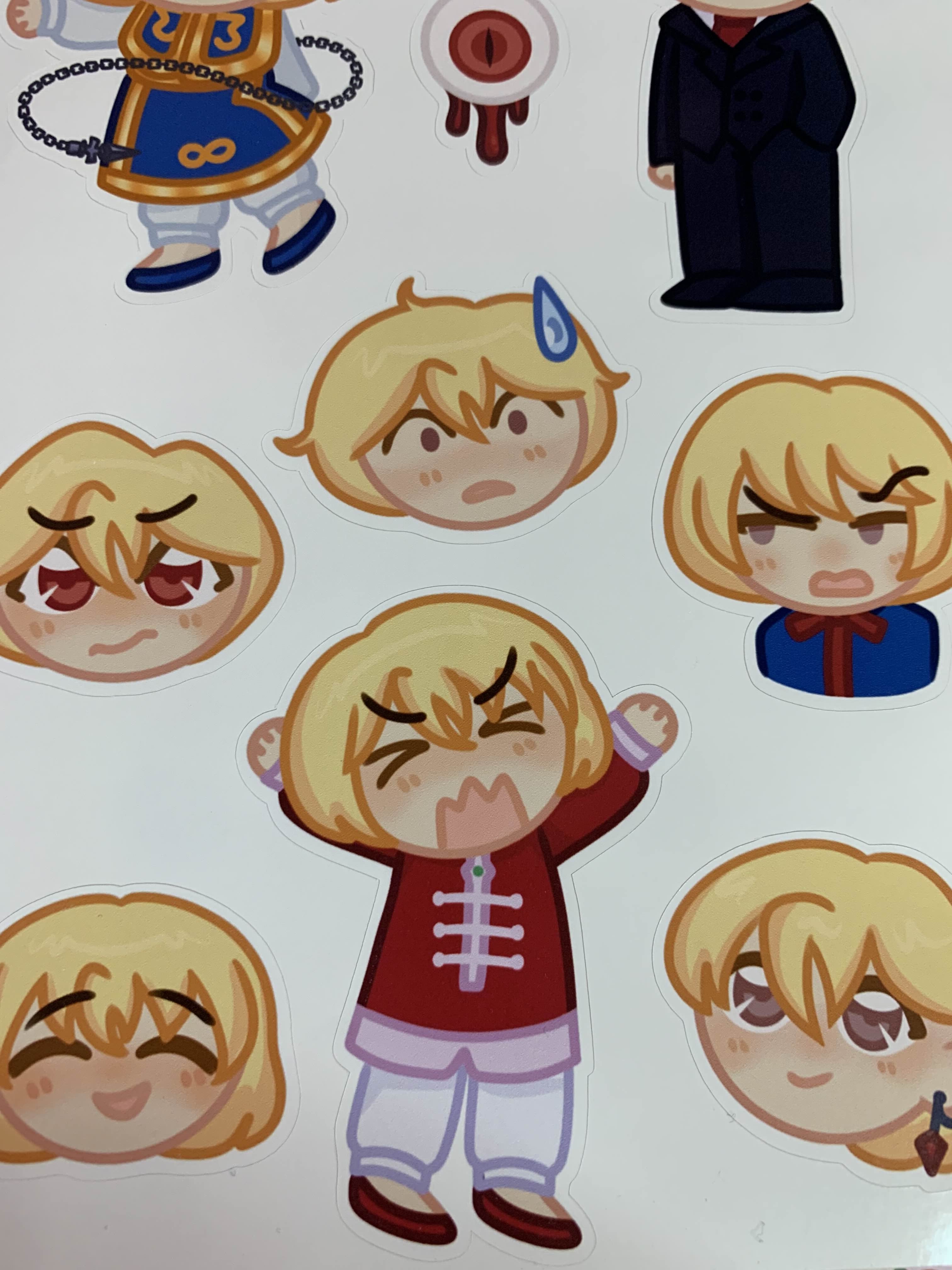 Blonde Hunter Sticker Sheet