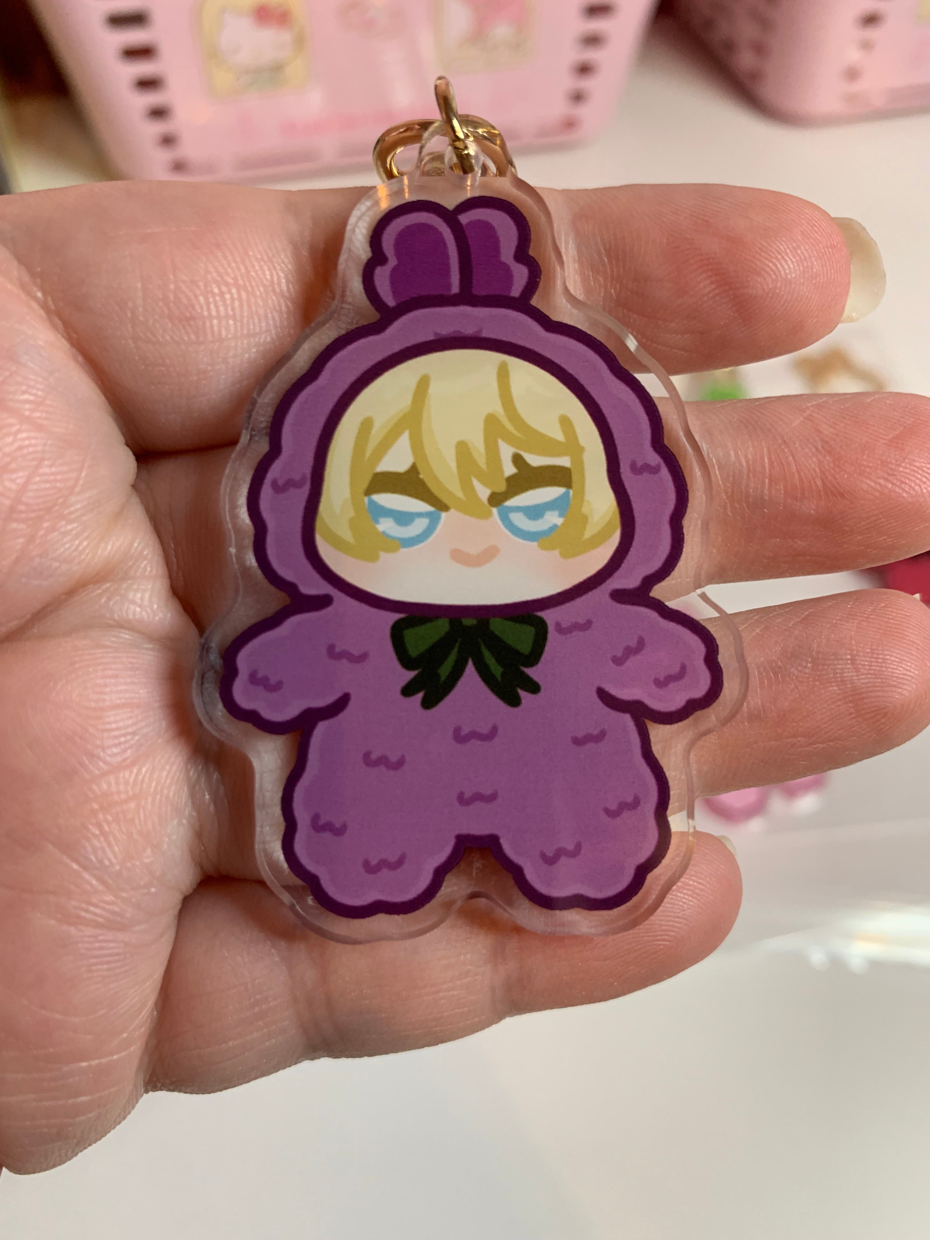 Black Butler Acrylic Keychains
