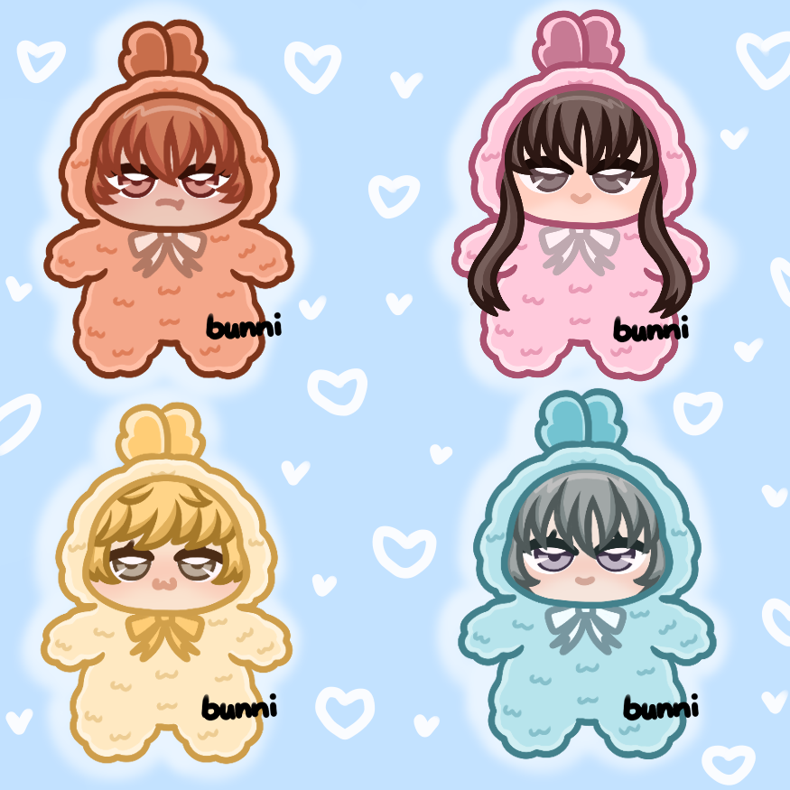 Fruit Anime Acrylic Keychains