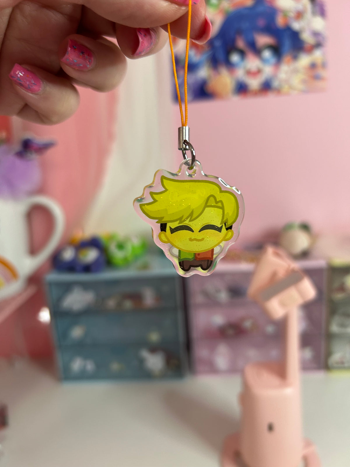 Flowery Phone Charm