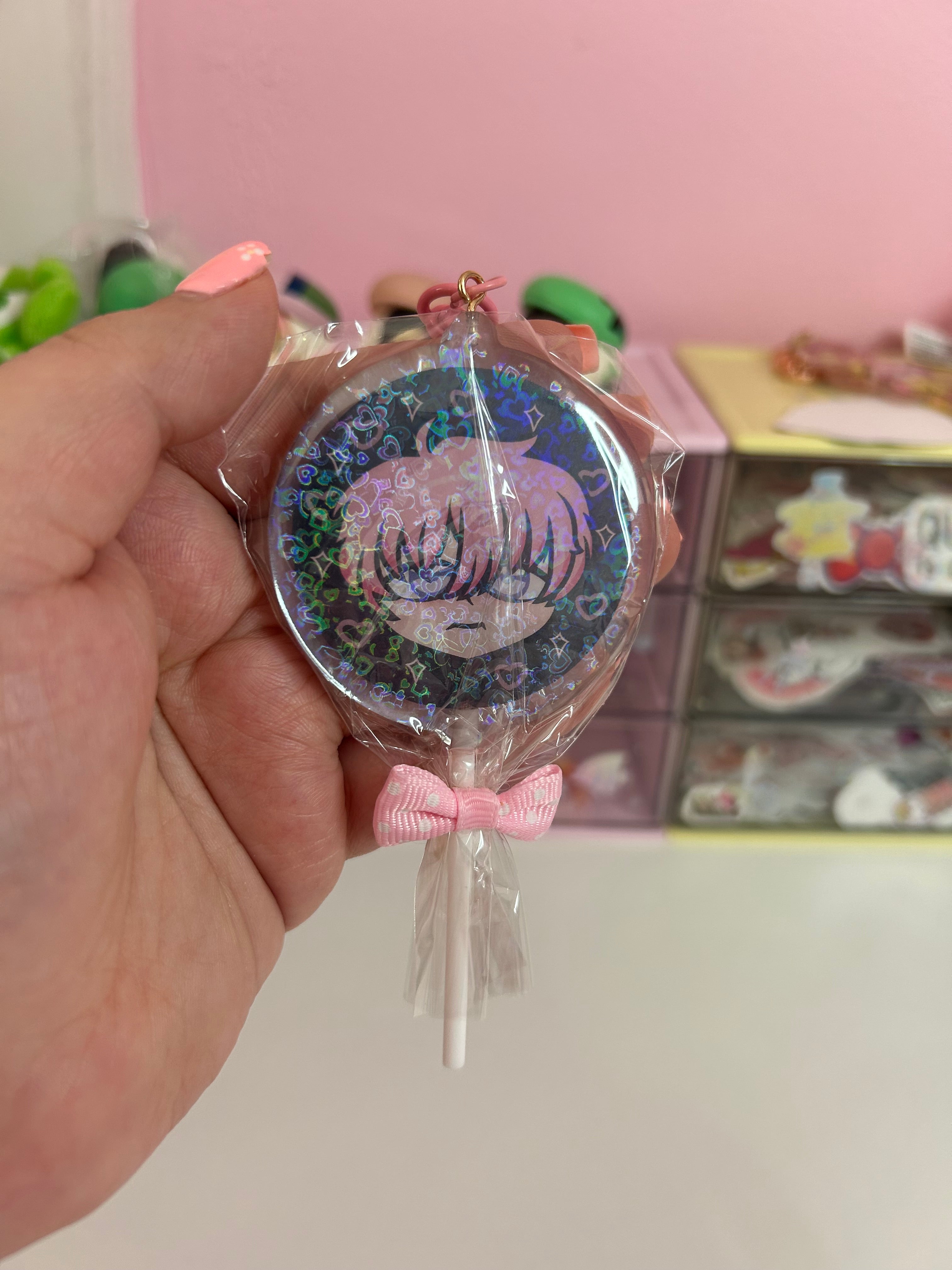Idol Lolipop Keychain