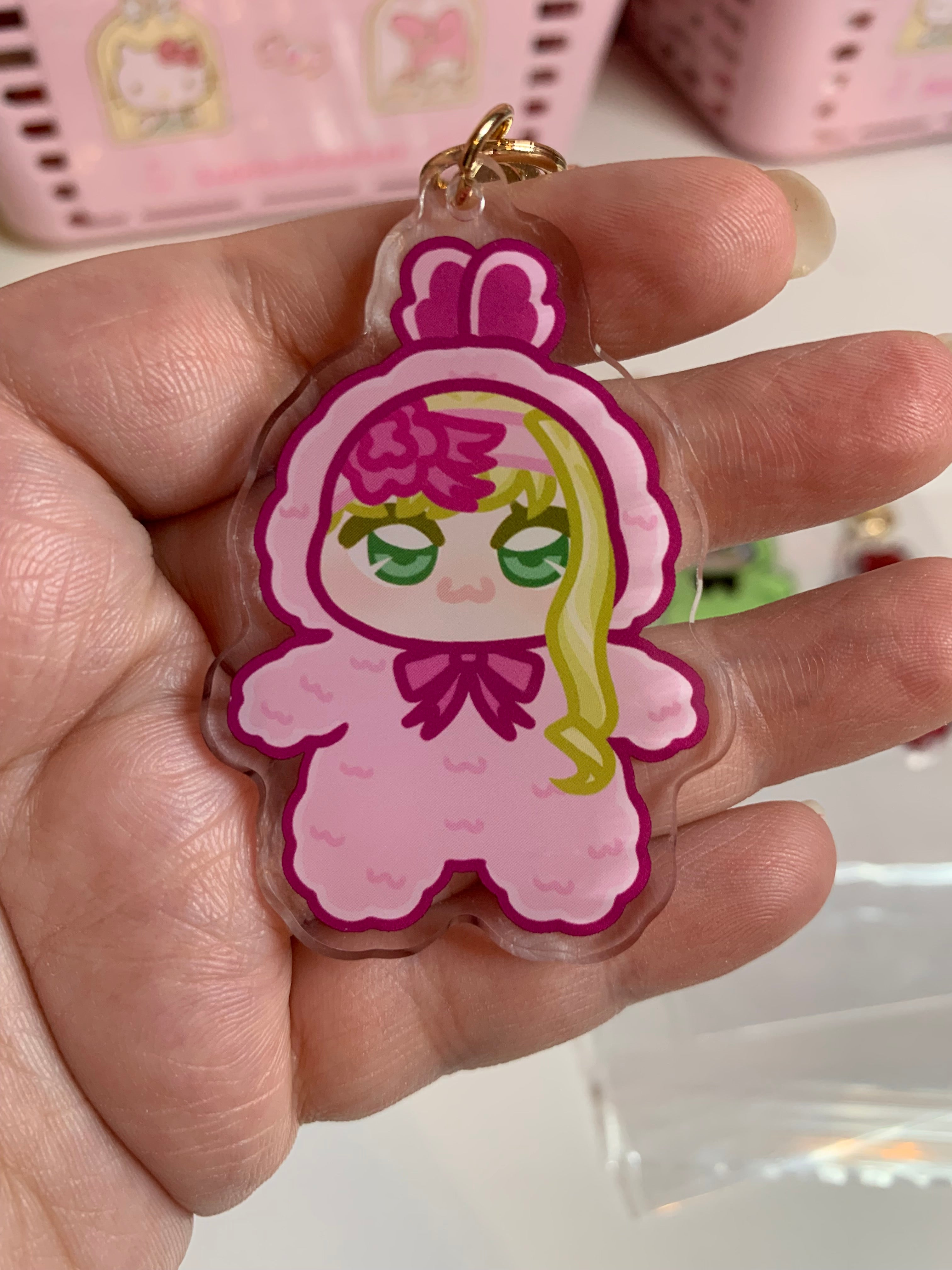 Black Butler Acrylic Keychains