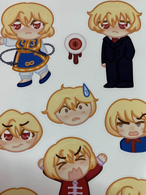 Blonde Hunter Sticker Sheet