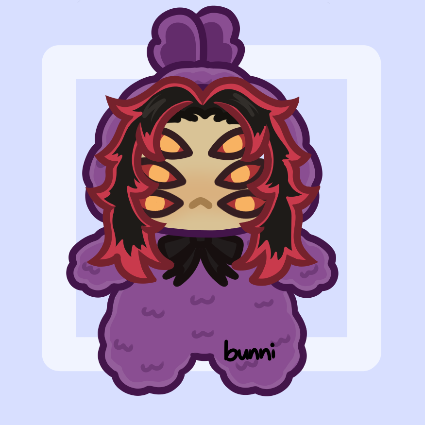 12 Moons Demon Acrylic Keychains