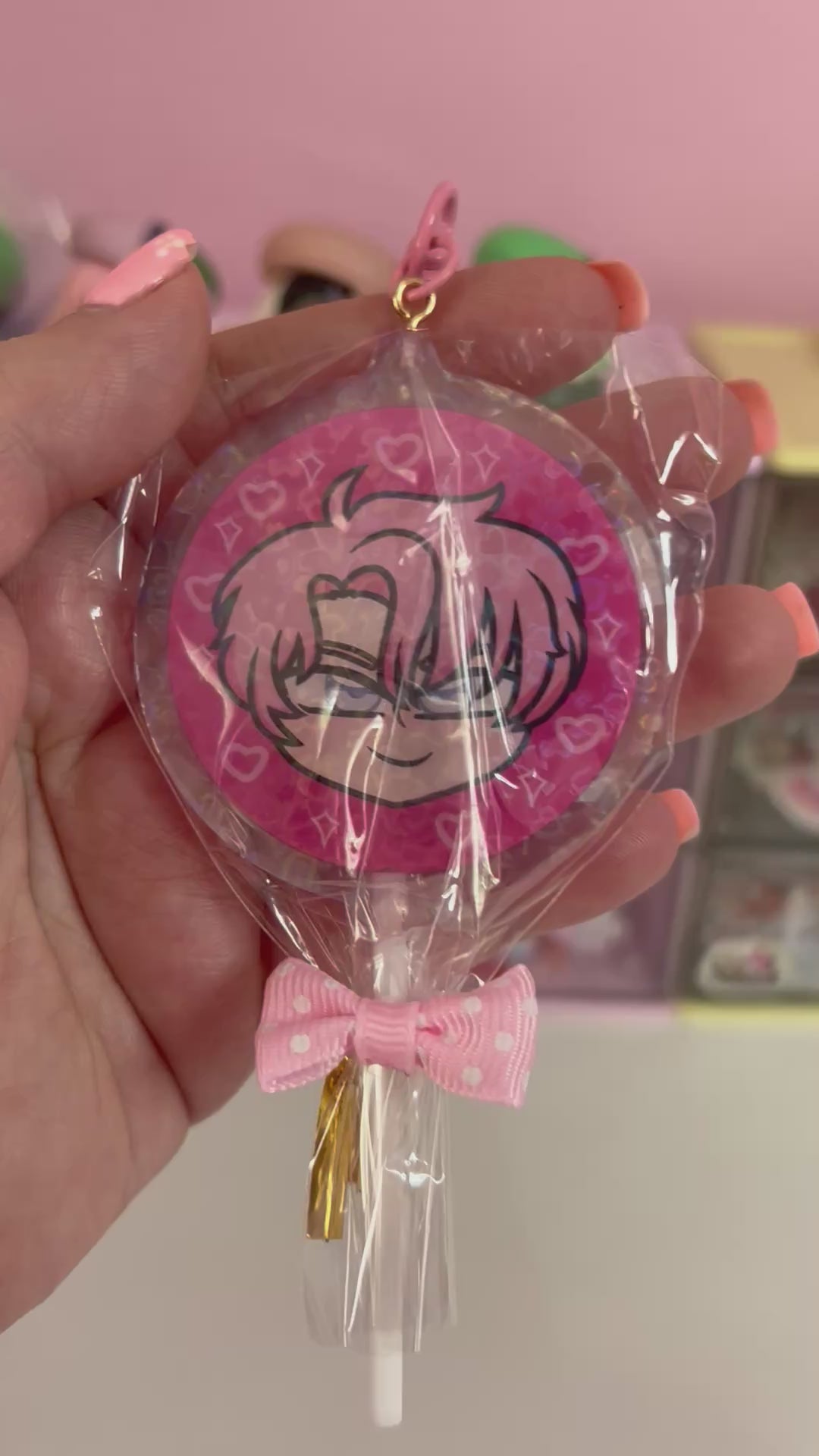 Idol Lolipop Keychain