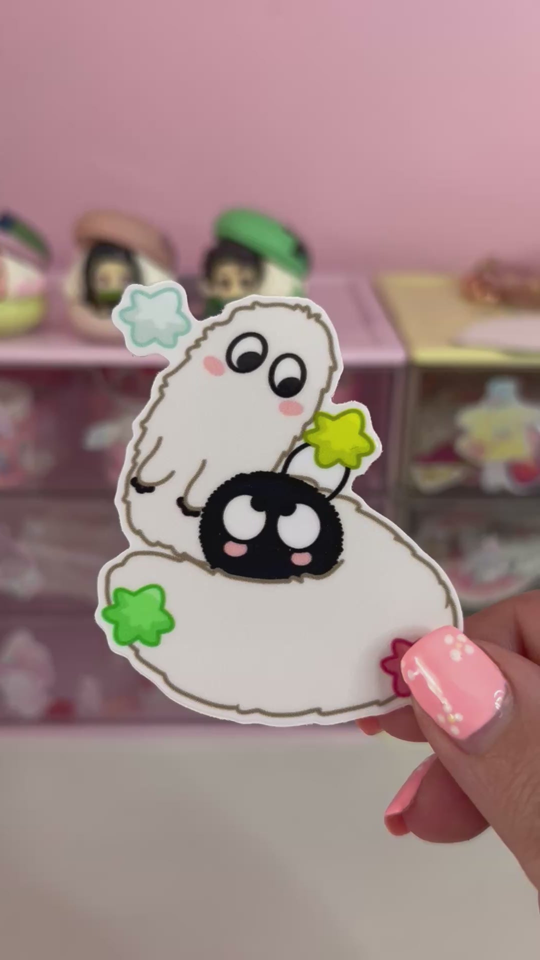 WHA Brush Buddy and Soot Sprite Sticker