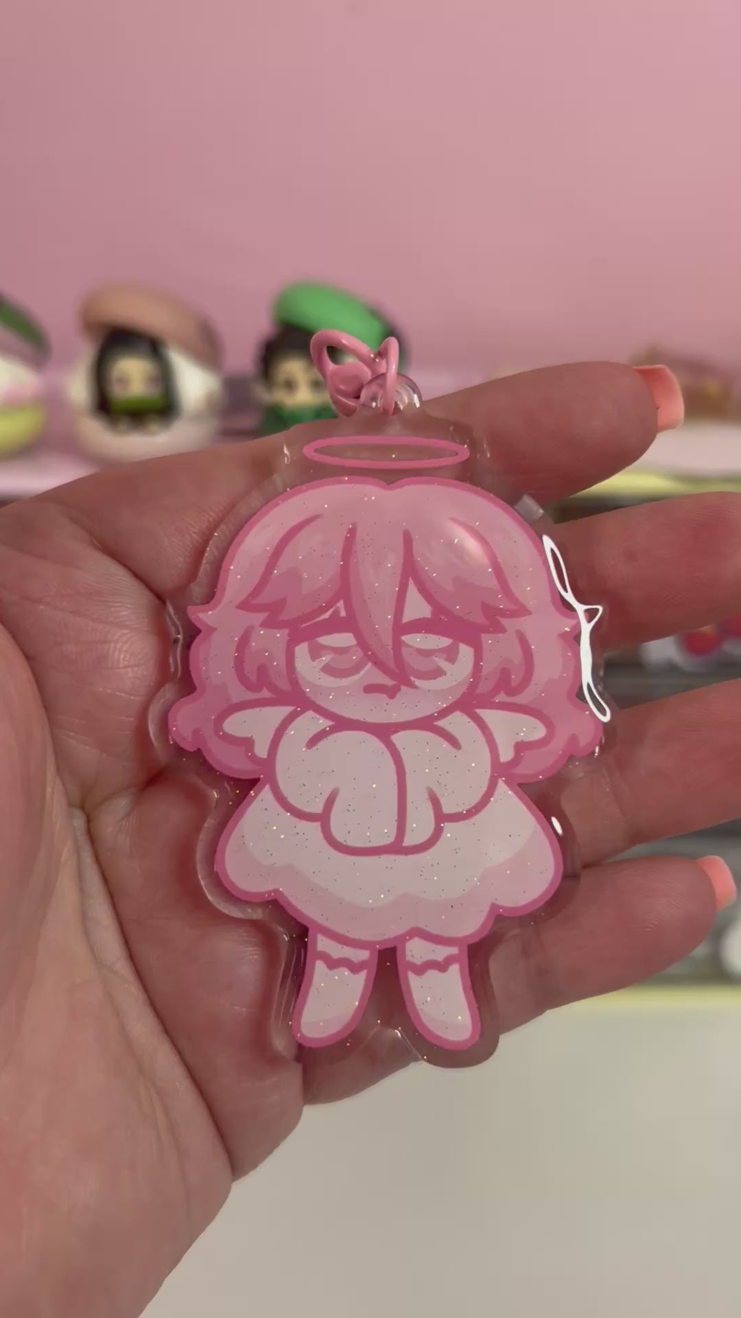 Angel Acrylic Keychain